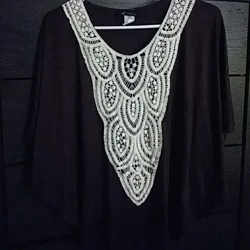 Chocolate brown blouse